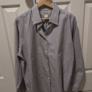 Brooks Brothers Blue and White Button Down Shirt